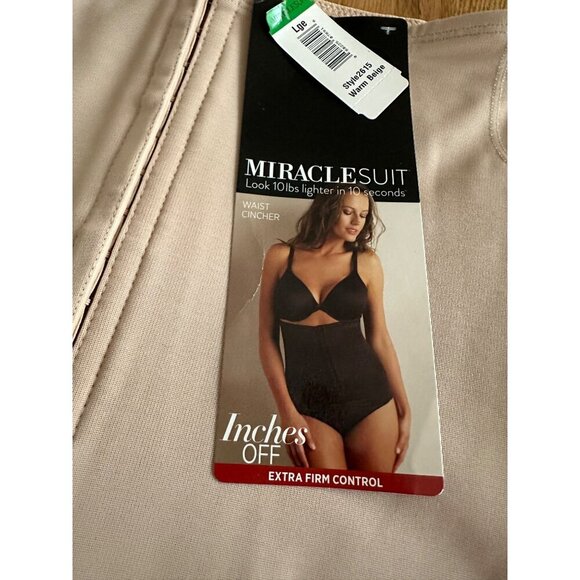 Miraclesuit Womens Extra Firm Control Waist Cincher Warm Beige Size L NWT - Picture 9 of 10